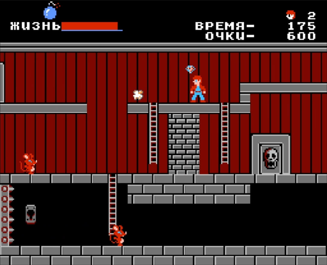 Goonies, The - геймплей игры Dendy\NES